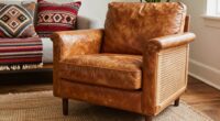 top boho leather accent chairs