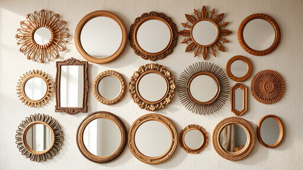 top boho mirror sets