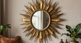top boho sunburst mirrors