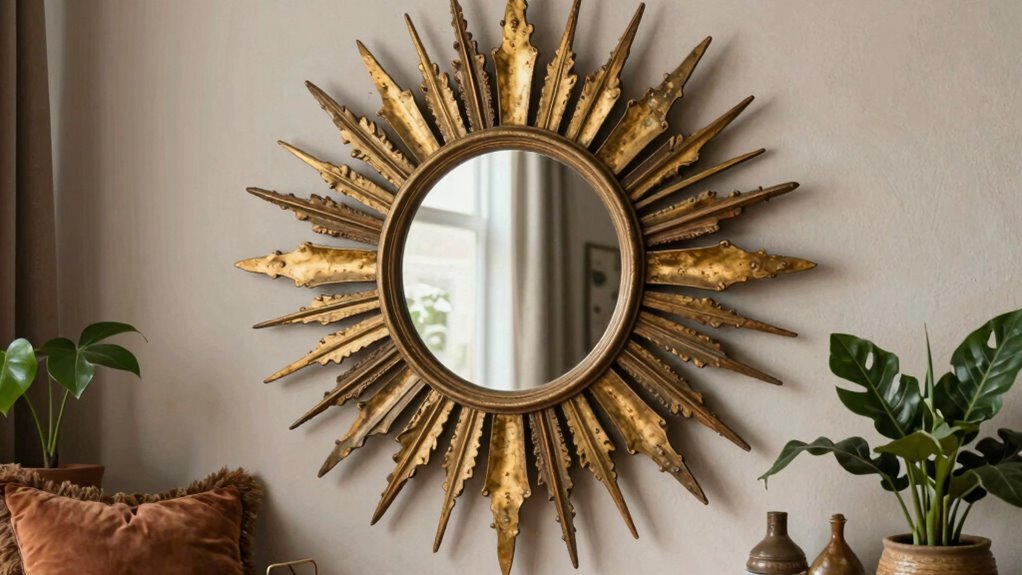 top boho sunburst mirrors