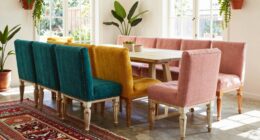 top boho upholstered benches