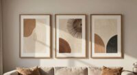 top boho wall art trio