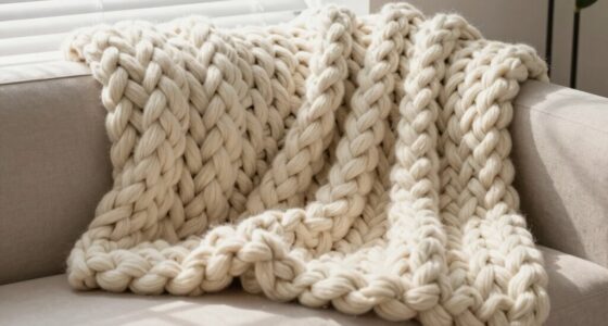 top chunky knit blankets