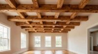 top faux wood beams
