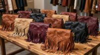 top fringe leather crossbody bags