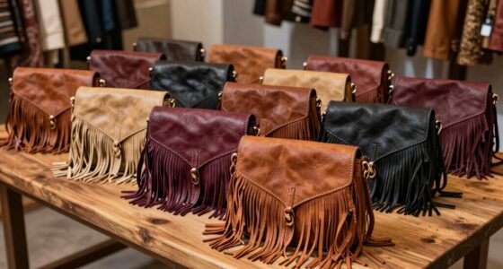 top fringe leather crossbody bags
