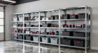 top heavy duty garage shelves