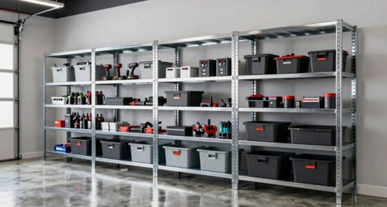 top heavy duty garage shelves