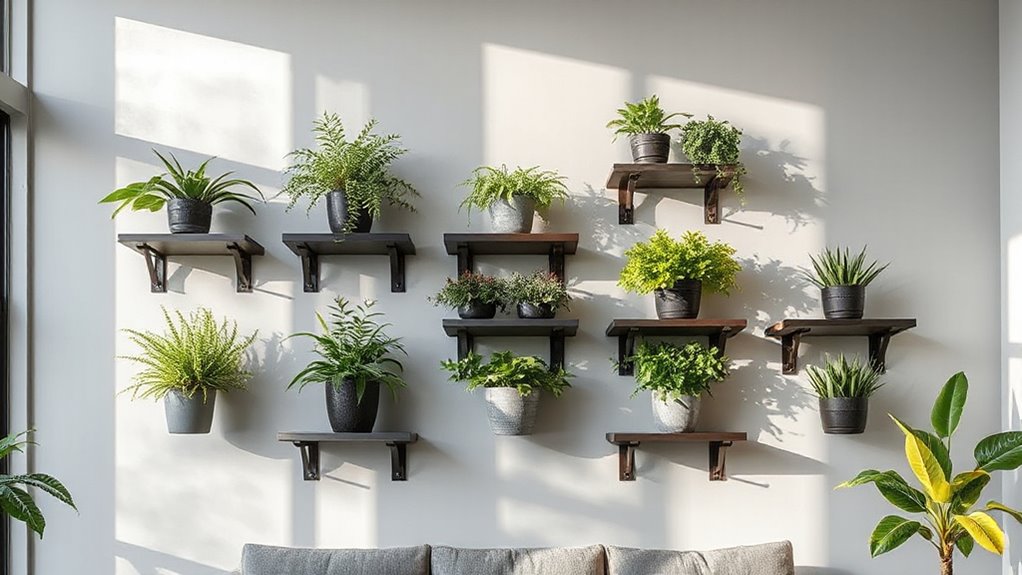 top heavy duty plant shelves
