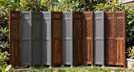 top heavy duty privacy panels