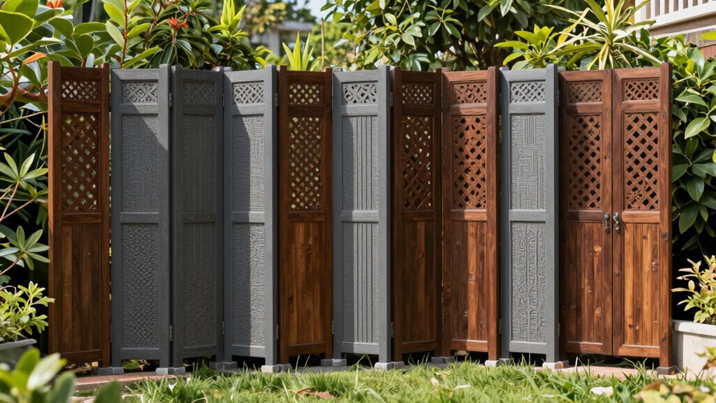 top heavy duty privacy panels