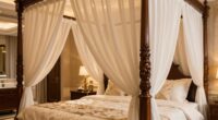 top king canopy bed frames