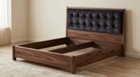 top king storage bed frames