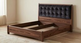 top king storage bed frames