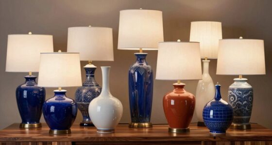 top large ceramic lamp sets