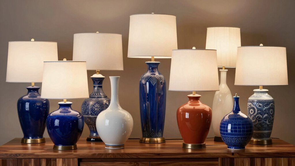 top large ceramic lamp sets