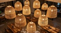top large rattan pendant options