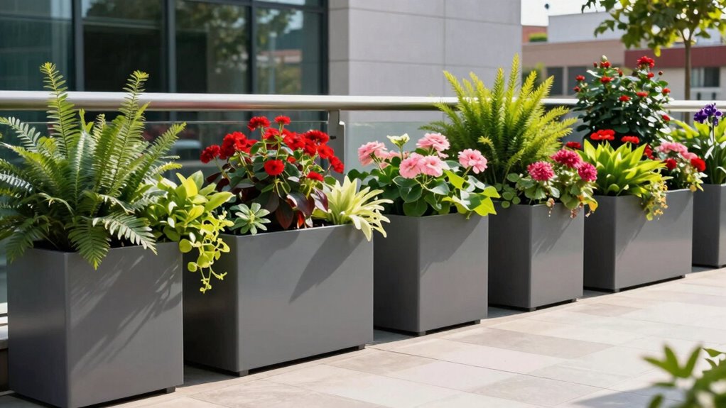 top large self watering planters