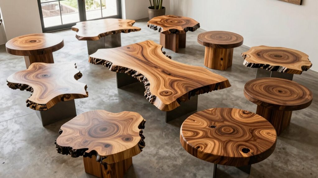top live edge coffee tables