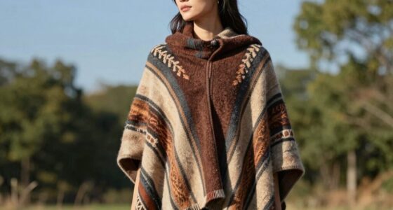 top luxury alpaca poncho
