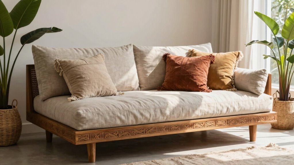 top modern boho futon sofas
