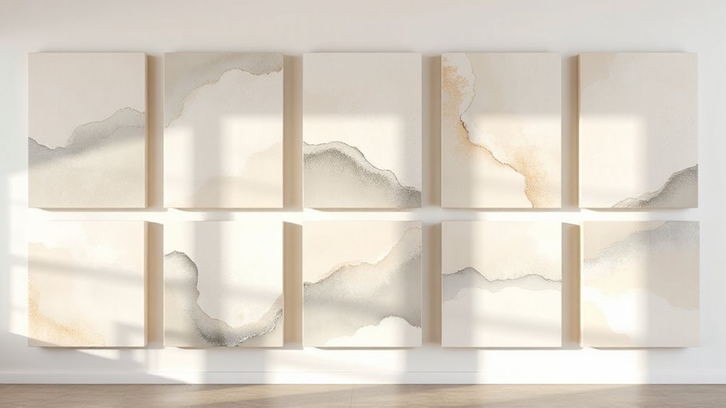 top neutral abstract canvas art