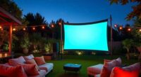 top outdoor projector screen kits