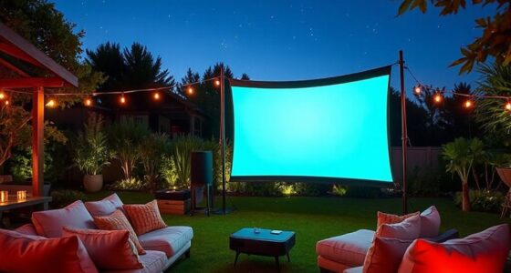 top outdoor projector screen kits