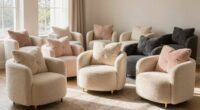 top oversized boucle chairs