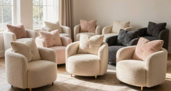 top oversized boucle chairs