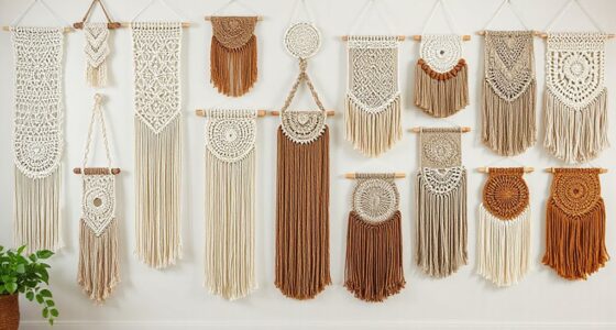 top oversized macrame wall hangings