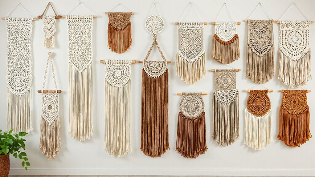 top oversized macrame wall hangings