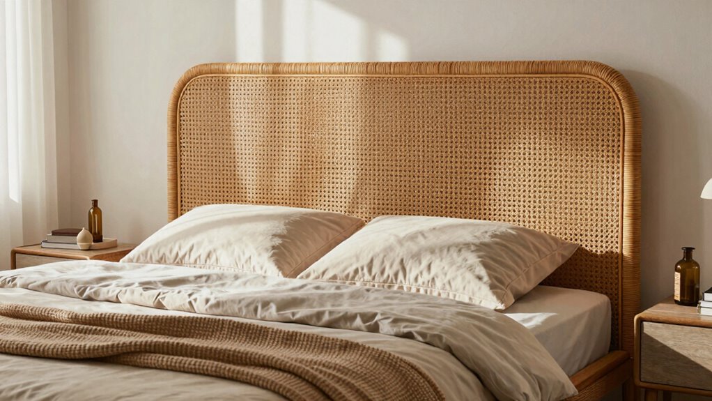 top queen rattan headboards