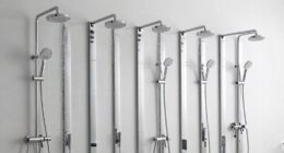 top rain shower panel towers