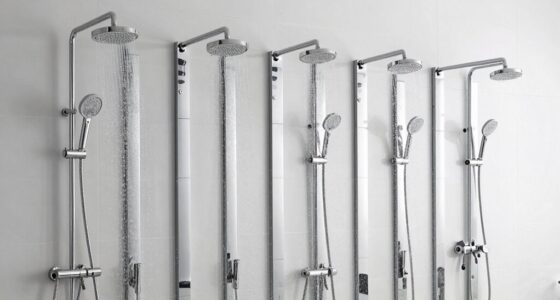 top rain shower panel towers