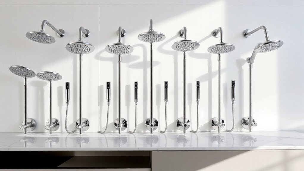 top rain shower sets