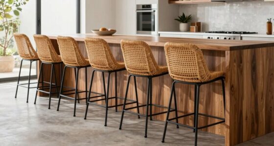 top rattan bar stools