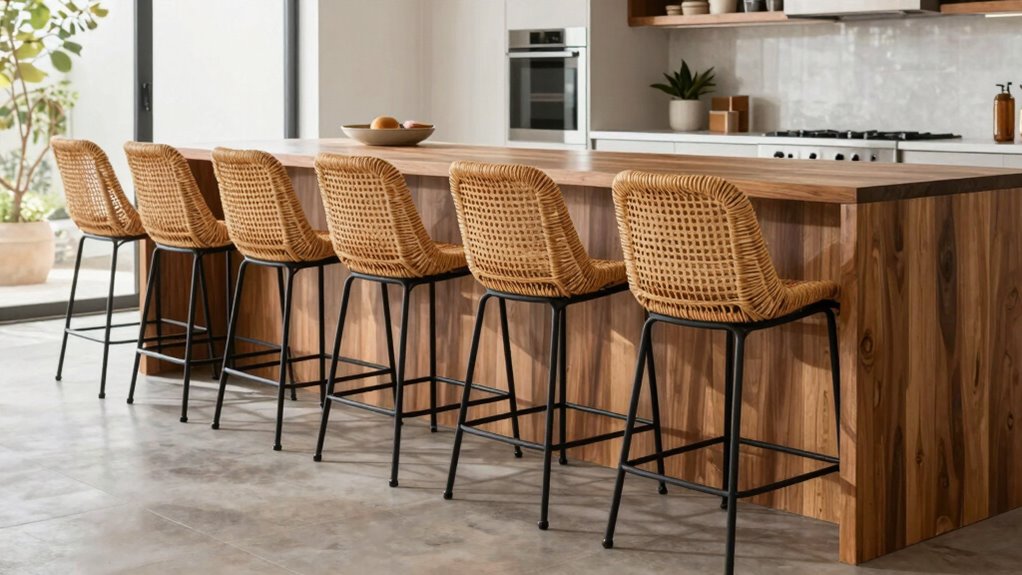 top rattan bar stools