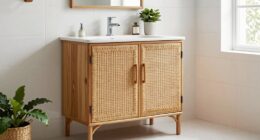 top rattan bathroom cabinets
