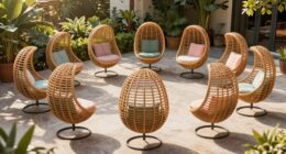 top rattan egg chairs