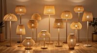 top rattan floor lamps
