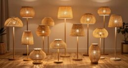 top rattan floor lamps
