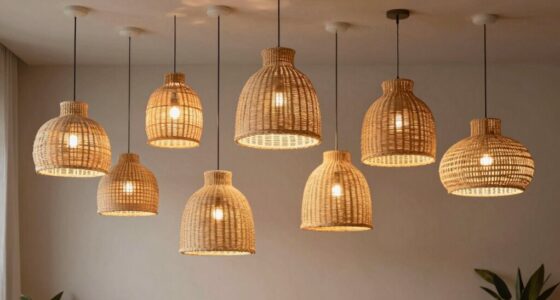 top rattan pendant lights