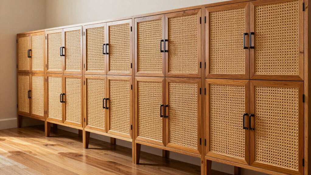 top rattan shoe cabinets