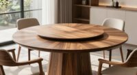 top round wooden dining tables