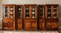 top solid wood dining cabinets