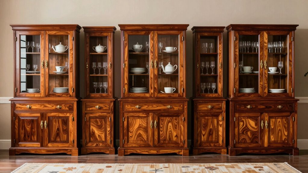 top solid wood dining cabinets