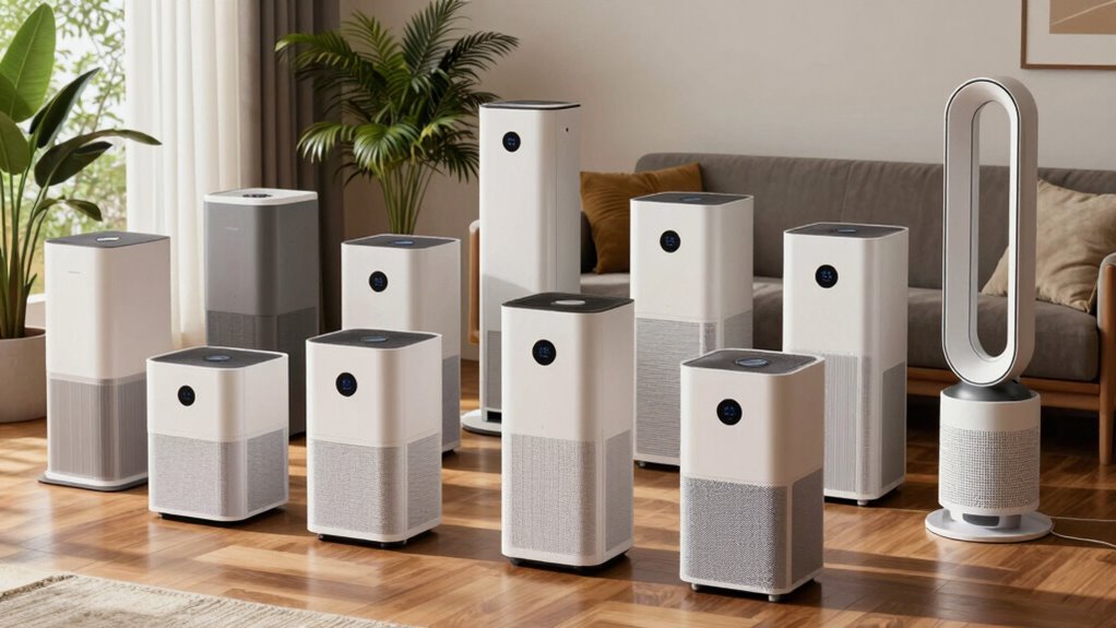 top washable filter air purifiers