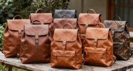 top women s leather travel backpacks