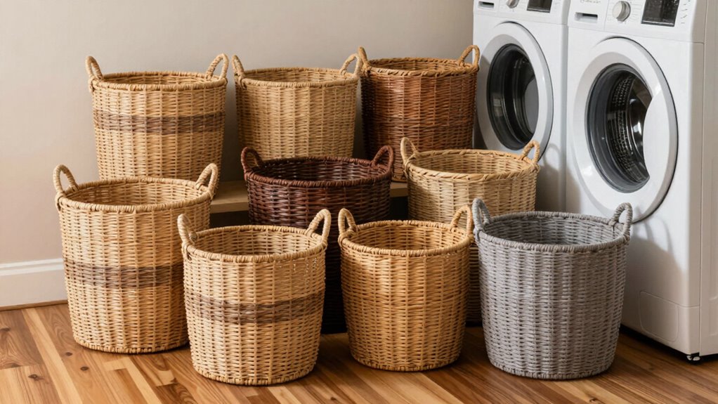 top woven laundry basket sets